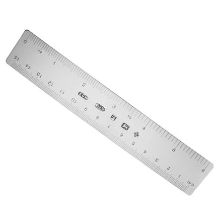 ruler inch sterling silver hallmarked personalised inches personalisation engraved jewellery