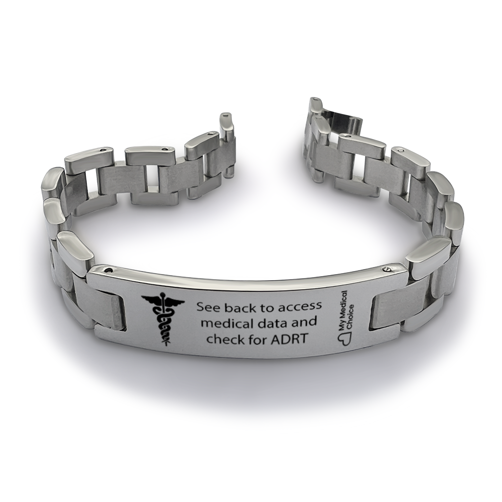 My Medical Choice Bracelet, Mens & Womens