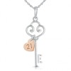 21st Birthday Key Necklace