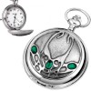 Archibald Knox Style Pewter Quartz Pocket Watch (can be personalised)
