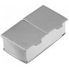 Double Compartment Pill Box, Plain Sterling Silver (Engraving Available) ZOP