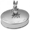 Movable Rabbit 1st Tooth/Curl Box, Sterling Silver (Engraving Available) ZOP