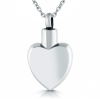 Ashes Memorial Locket Necklace, Stainless Steel (can be personalised)