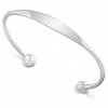 Babies Torque Bangle Sterling Silver (Personalised / Engraved)