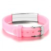 Children's Medical Alert Bracelet, with Personalisation, Pink Silicone