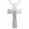 Claddagh Cross Ashes Necklace, Personalised, Stainless Steel