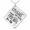 Cousins are Ready Made Friends for Life Necklace, Personalised Sterling Silver