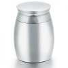 Cremation Urn for Ashes, Personalised, Stainless Steel 40mm high