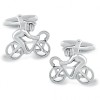 Cycling Cufflinks, 925 Sterling Silver, Can be Personalised