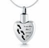 Footprints in the Sand, Cremation Ashes Urn Pendant