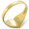 Ladies 9ct Gold Heart Signet Ring, Personalised, Yellow Gold, Hallmarked