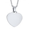 Medical Alert Heart Necklace, with Personalisation, Ladies