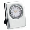 Carrs Mini Clock, Hallmarked Sterling Silver (can be personalised)