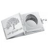 Family Tree Book Locket, Personalised, Sterling Silver, 6 Photos