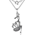 Scottish Bagpipes Necklace, 925 Sterling Silver