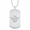 St Christopher Dog Tag, Stainless Steel, Personalised