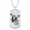 St Michael Dog Tag, Stainless Steel, Personalised