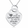 We Create Our Tomorrows, by What We Dream Today Necklace, Personalised