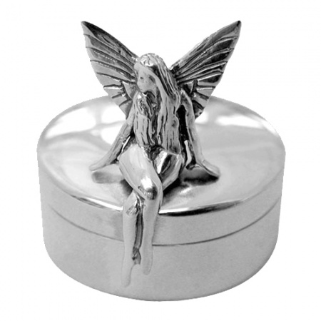 Tooth Fairy Sterling Silver Pill Box (can be personalised)
