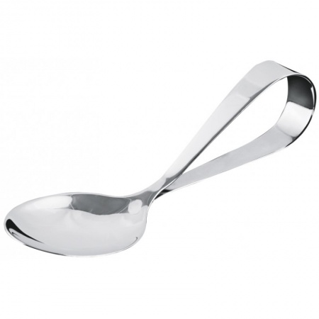 Childs Loop Handle Spoon, Hallmarked Sterling Silver, Personalised