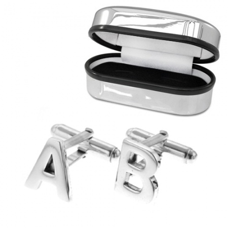Initial/Letter Sterling Silver Cufflinks (can be personalised)
