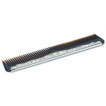 Victorian Style Ladies Comb Hallmarked Sterling Silver