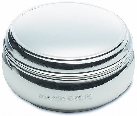 Plain Pill Box - 925 Hallmarked Sterling Silver Personalised