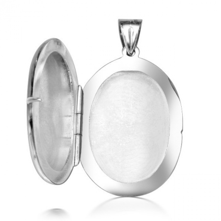 Oval Locket, 925 Sterling Silver (can be personalised)