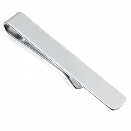 Skinny Tie Slide, 925 Sterling Silver (can be personalised)