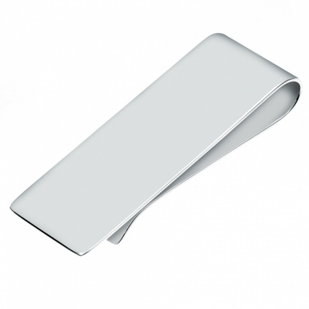 Plain Money Clip, Personalised, Sterling Silver, Hallmarked